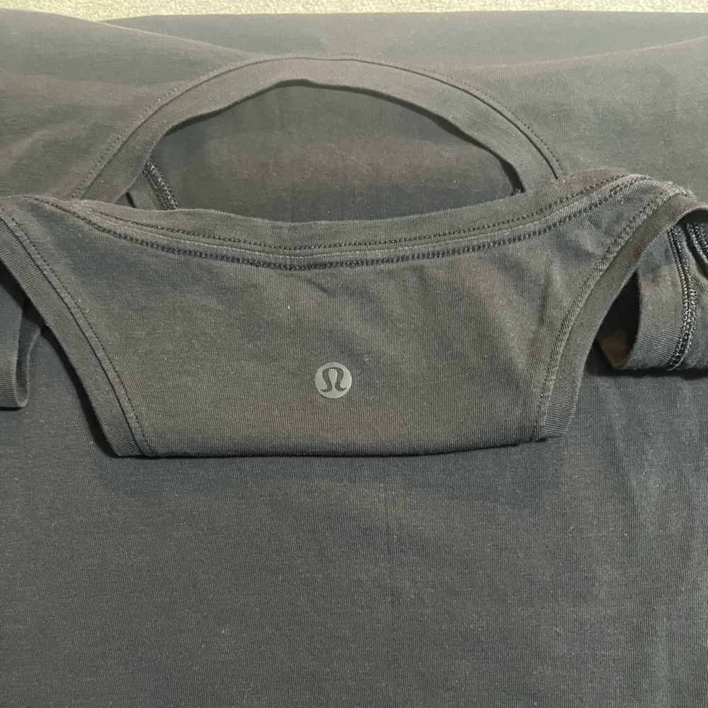 Lululemon Racerback Black Tank Top 8/10? - Picture 2 of 7